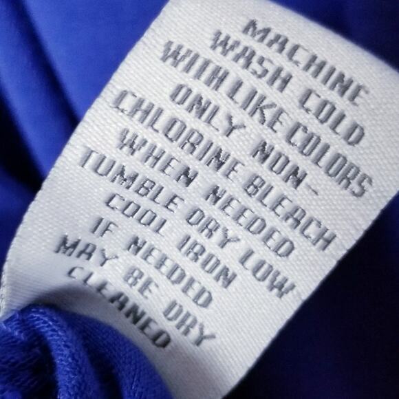 Soft Surroundings Cobalt Blue Ruched Knit Top - Size Small - Picture 6 of 6